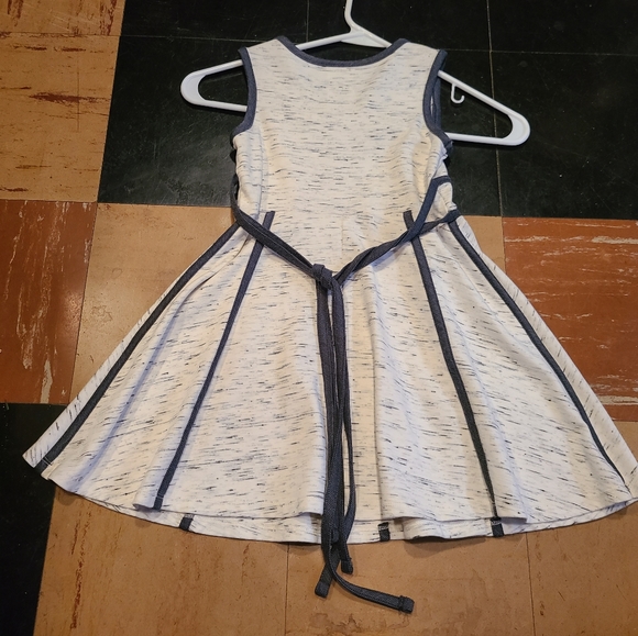 Bonnie Jean dress in a little girls size 5. Gray with dark gray piping. NWOT - Picture 6 of 6
